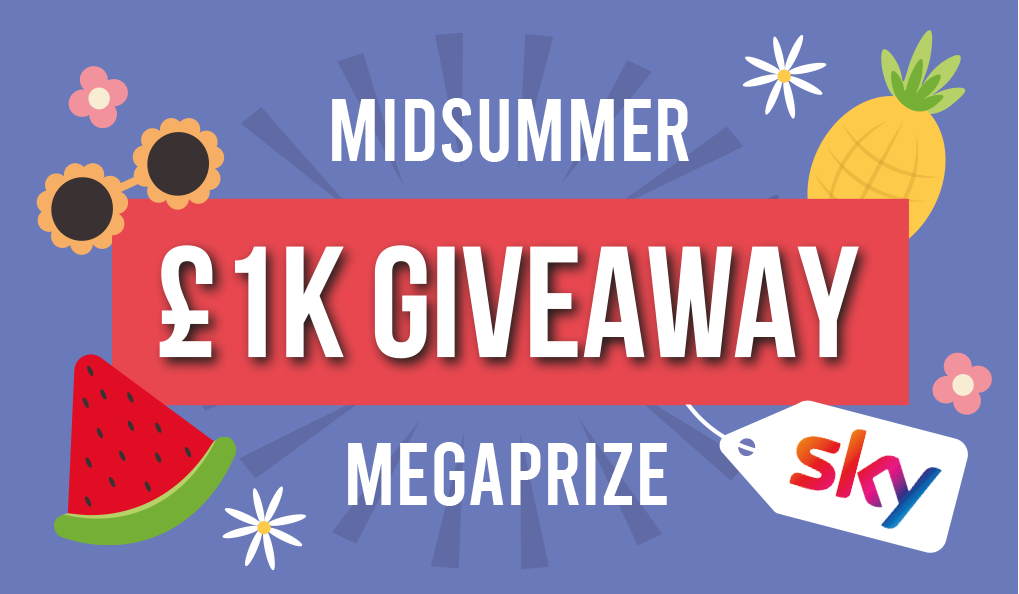 Midsummer Megaprize!£1000 Giveaway